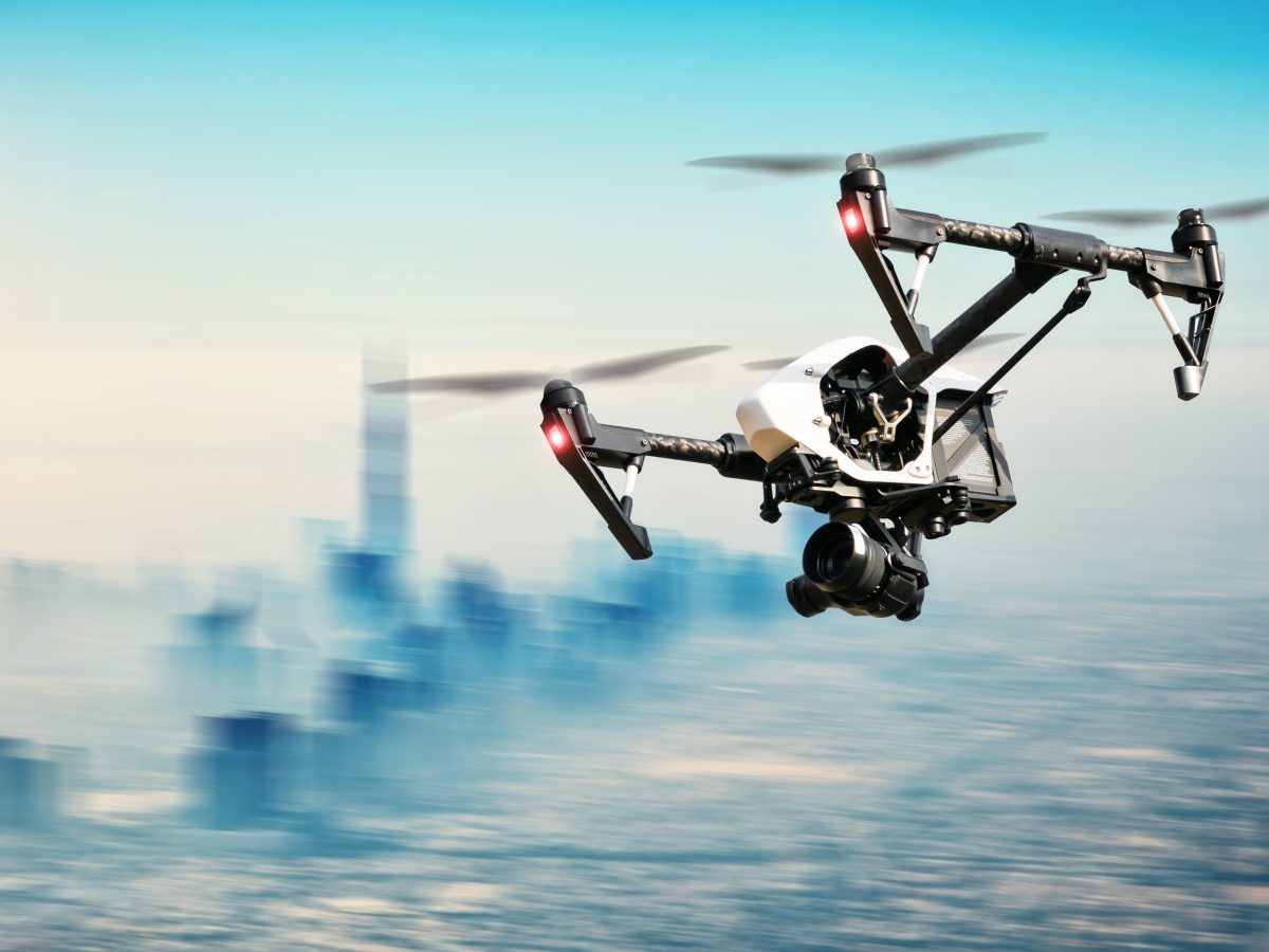 Drone,Flying,Abovedubai,City,Panorama,In,Blur,Motion